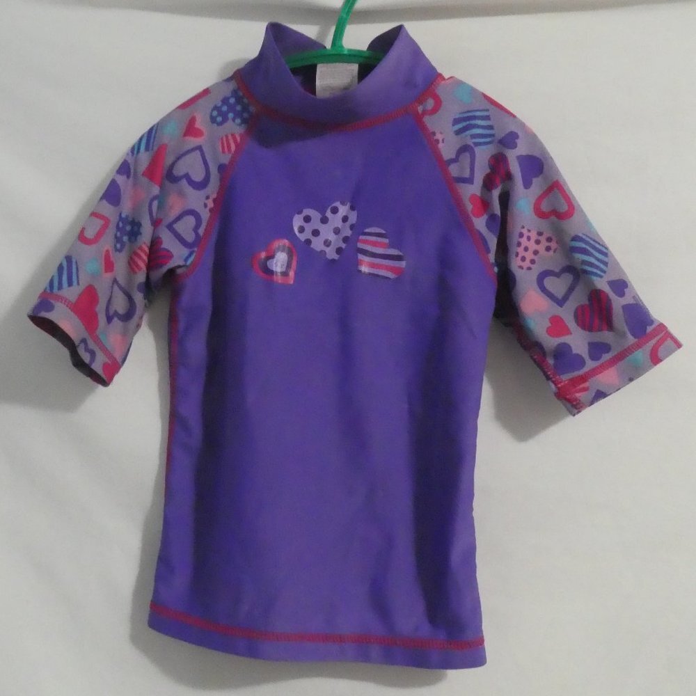 UV SKINZ | 3T | Heart Print Swim Top